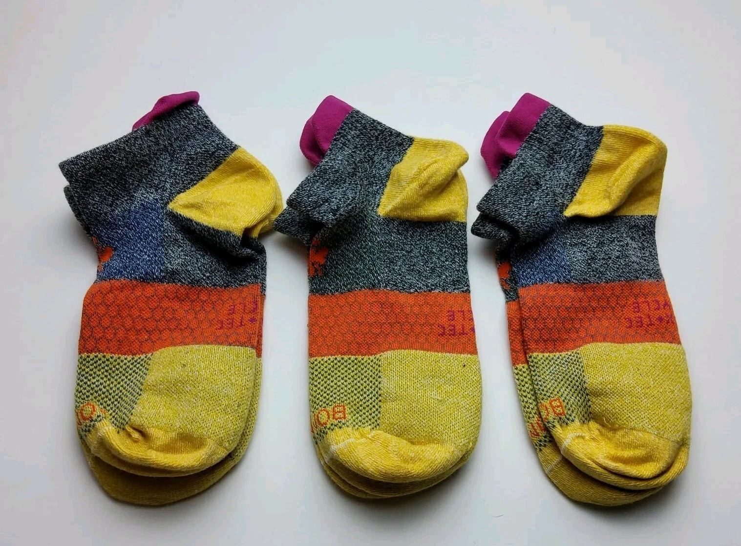 Bombas Hex-Tec Cycle Athletic Ankle Socks Lot Of 3 Size M
Opens in a new window or tab