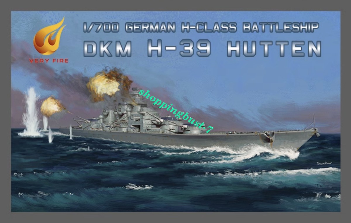 VERYFIRE 700906DX 1/700 GERMAN H-CLASS BATTLESHIP DKM H-39 HUTTEN