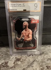 2021 Prizm UFC DCI 9 Khamzat Chimaev Rookie Card