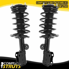 Front Pair Complete Struts & Coil Springs for 2012-2015 Toyota Prius Plug-In