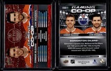 2024-25 Upper Deck Series 1 Gaming Co-op Sparkle #CGO-1 McDavid Draisaitl