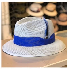 Classic Light Grey Viejo Fedora Style Garcia Signature Hat Original