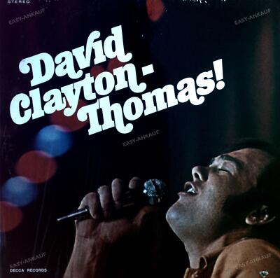 David Clayton-Thomas - David Clayton-Thomas! LP (Still Sealed) `