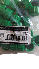 (25 CAPS) PLASTIC END CAP W/WASHER GARDEN HOSE THREAD, HOT WATER HEATER