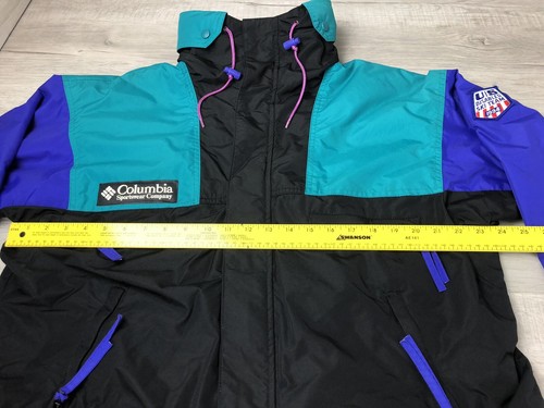 VTG Columbia Sportswear Ski Jacket Vamoose 1994 US Disabled Ski Team Mens Size M - Picture 4 of 12