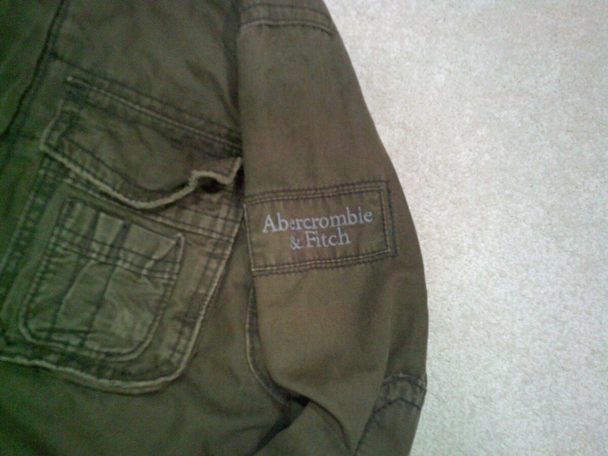 Abercrombie & Fitch Redfield Utility Jacket Mens Small Green Abercrombie & Fitch Redfield Utility Jacket Mens Small Green