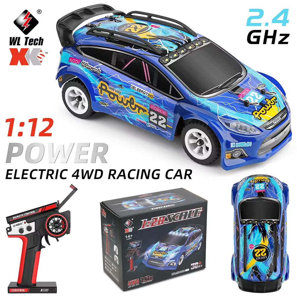 Wltoys 284010 Mini 1/28 RC Rally Car RC Drift Car 30km/h 4WD 2.4G Remote  Control