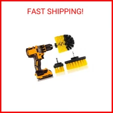 eZone All Purpose Power Scrubber Drill Cleaning Brush Kit for Bathroom Surfaces