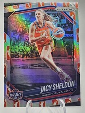 2025 Panini Prizm WNBA Jacy Sheldon #4 DSG Logo Prizm SP Washington Mystics