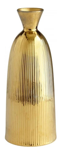 Gold Noor 17.75 Inch Tall Ceramic Vase - Picture 1 of 1