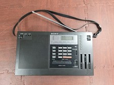 Vintage SONY ICF-2001 FM/AM PLL Synthesized Receiver Untested Parts Or Repair