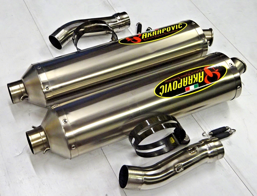 APRILIA RSV 1000 R FACTORY TUONO AKRAPOVIC CARBON EXHAUST SILENCER GEN 1 -GEN 2 - Picture 10 of 12