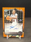 Ayla McDowell 2025-26 Bowman Chrome AUTO Geo Orange SP 25/25 South Carolina BS6