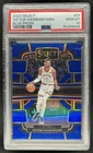 2023-24 Panini Select Victor Wembanyama RC Blue Prizm Concourse #87 Spurs PSA 10
