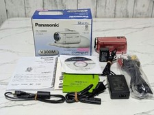 Panasonic HC-V300M Full HD Camcorder 32GB Memory 50x Intelligent Zoom Pink W/Box