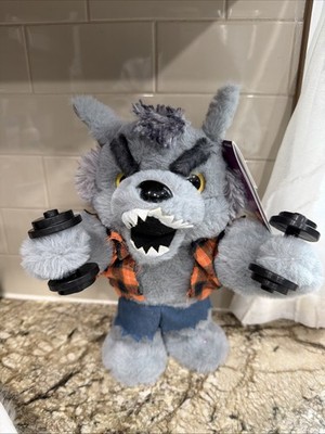 Gemmy  Happy-Shuffle Fitness Werewolf Halloween Plush New With Tags VID