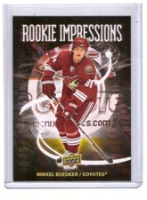 Mikkel Boedker 2008-09 Upper Deck Sr.2 Rookie Impressions Card #RI14