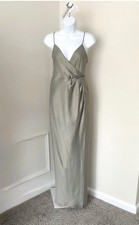 BHLDN ANTHROPOLOGIE Satin Fluid Charmeuse Cocktail Dress Gown Dress Women’s 6