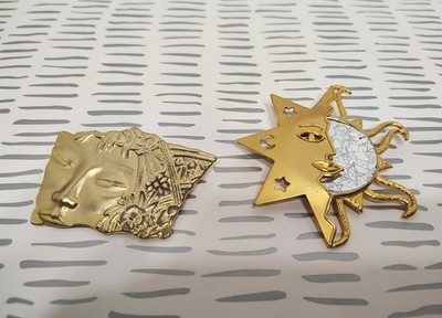 Pair of Vintage JJ, Jonette Jewelry, Brooches