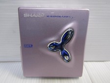 SHARP MD-ST770 MINIDISC MD HEADPHONE PLAYER MD-J MDLP DOLBY Pink DC1.2V