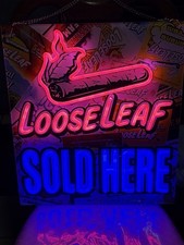 Looseleaf Sign Led Light Pink Sold Here 12x18 Portfolio Binder