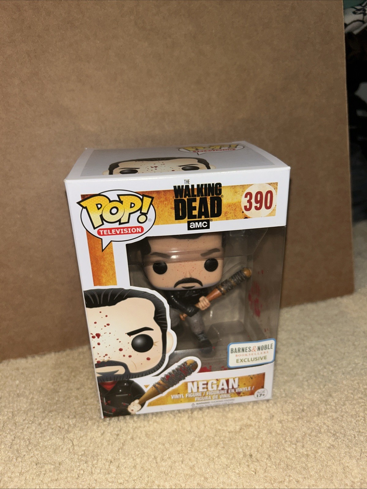 Funko POP The Walking Dead #390 Negan Exclusive Noir Et Blanc - Jamais Déboxée - Édition Collector
