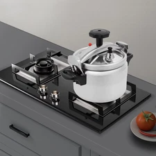 3L Compact 35Kpa Pressure Cooker - Even Heat Distribution, Safe Lock Lid for Hom