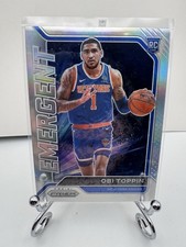 2020-21 Panini Prizm - Emergent Obi Toppin #17 Silver Prizm (RC)