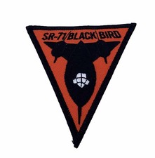 Skunk Works&reg;  SR-71 Blackbird&reg; Patch &ndash; Plastic Backing, Officially Licensed
