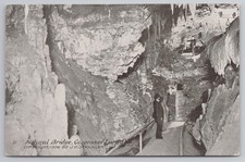 Postcard antique Natural Bridge Caverns Of Luray Virginia J D Strickler 1906