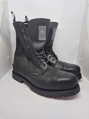 Sendra 6478 Acero Sprinter Boot, Steel Cap Toe, Black, EU 45