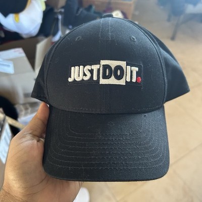 Nike 1 Size Hat SnapBack Just do it Black White Red Adjustable Men s Adult