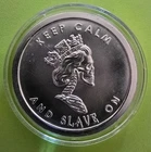 2013 1 oz Silver SLAVE QUEEN BU Round - Silver Bullet Silver Shield - SBSS