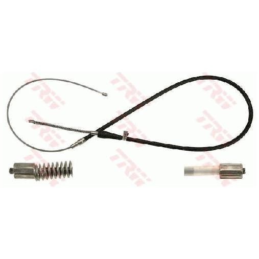2X Handbremsseil Hinten FüR VW Polo 9A 9N 1.2 1.4 1.6 1.9 01 Bis 26 TRW BBM BBZ-image