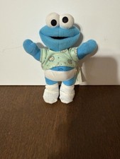FISHER PRICE Jim Henson SESAME STREET Baby Cookie Monster 5.5  Mini Plush 2001