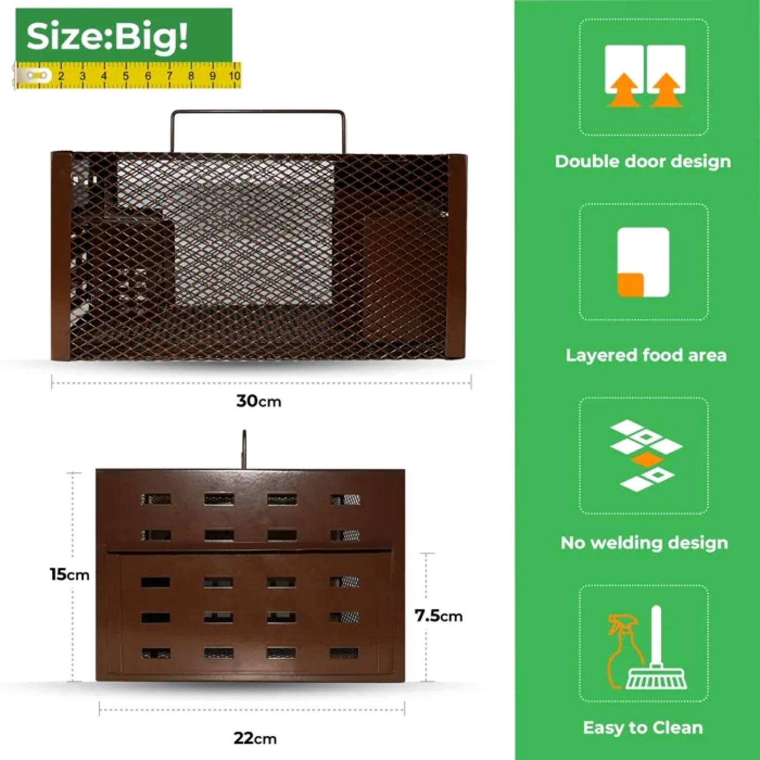 Piège pour rat et souris réutilisable RatzFatz pour protéger le potager et la cave - 4