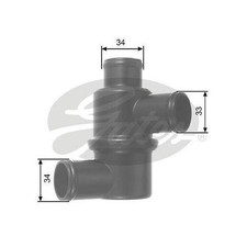 TH14580 GATES TERMOSTATO REFRIGERANTE PER IZH LADA MOSKVICH