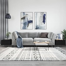 vidaXL Couchtische, 2er-Set, Schwarz, 50 x 46 x 35 cm