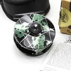 Abel Pt. 5 Fly Fishing Reel. Green, Black, Silver Spider. W/ Box & Case. USA.