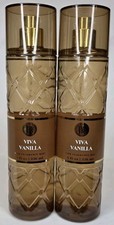 2 BATH  BODY WORKS VIVA VANILLA FINE FRAGRANCE MIST BODY SPRAY 8 FL OZ