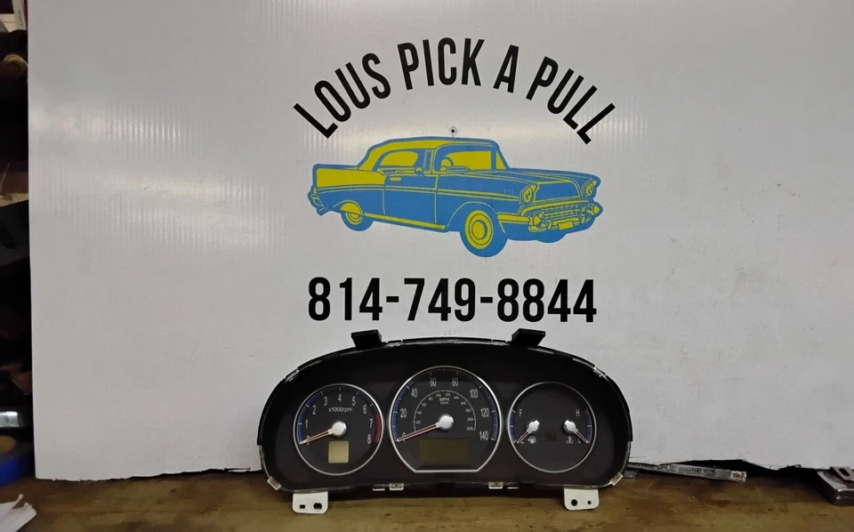 Hyundai Santa Fe 2007-2008 cuadro de instrumentos cuadro de instrumentos kilometraje es 220695... Foto 3 de 4