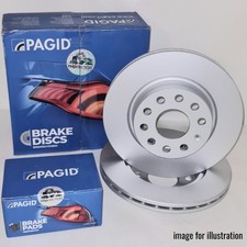 PAGID FRONT BRAKE DISCS PADS FOR VW PASSAT 1.5 TSI EVO DSG MK7 2018+