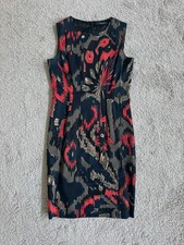 Women's Tahari Multi-Color Print Dress, Size Small