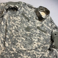 Military Coat ACU Jacket Men L Reg Digital Camo Ripstop Army Combat Uniform