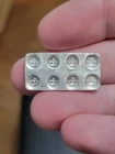 1/4 oz .999 Fine Silver LEGO bar – Money Metals – 8 ‑ Stud