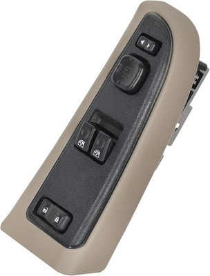 Front Driver Side Power Window Switch and Tan Bezel Assembly with 15883322