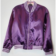 Vintage 90s American Girl Bomber Jacket Purpl...
