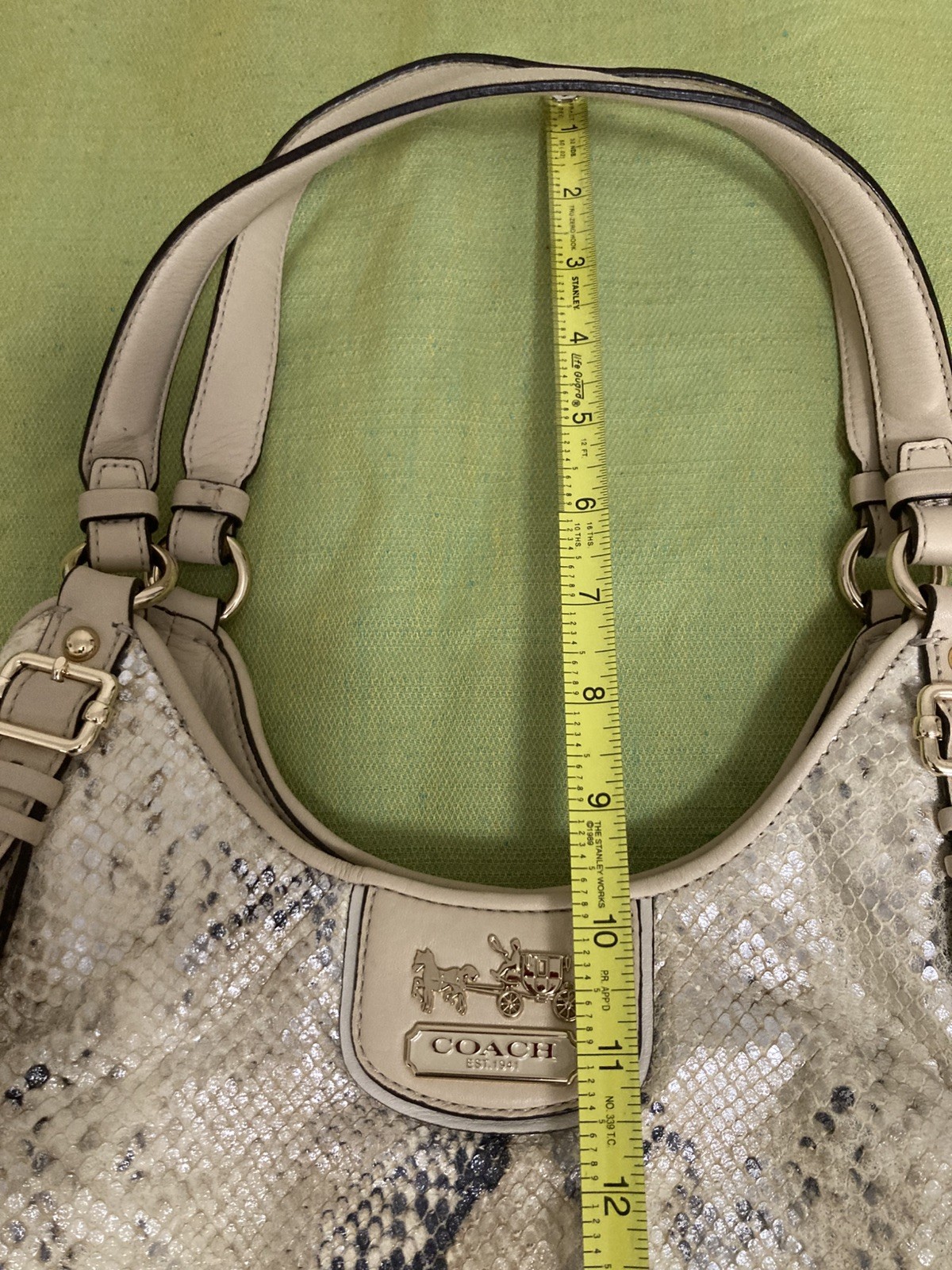 Coach Limited Edition Madison Maggie Python Leath… - image 18