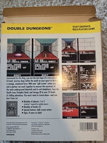 Double Dungeons (TurboGrafx-16, 1990) BOX  ONLY tg16