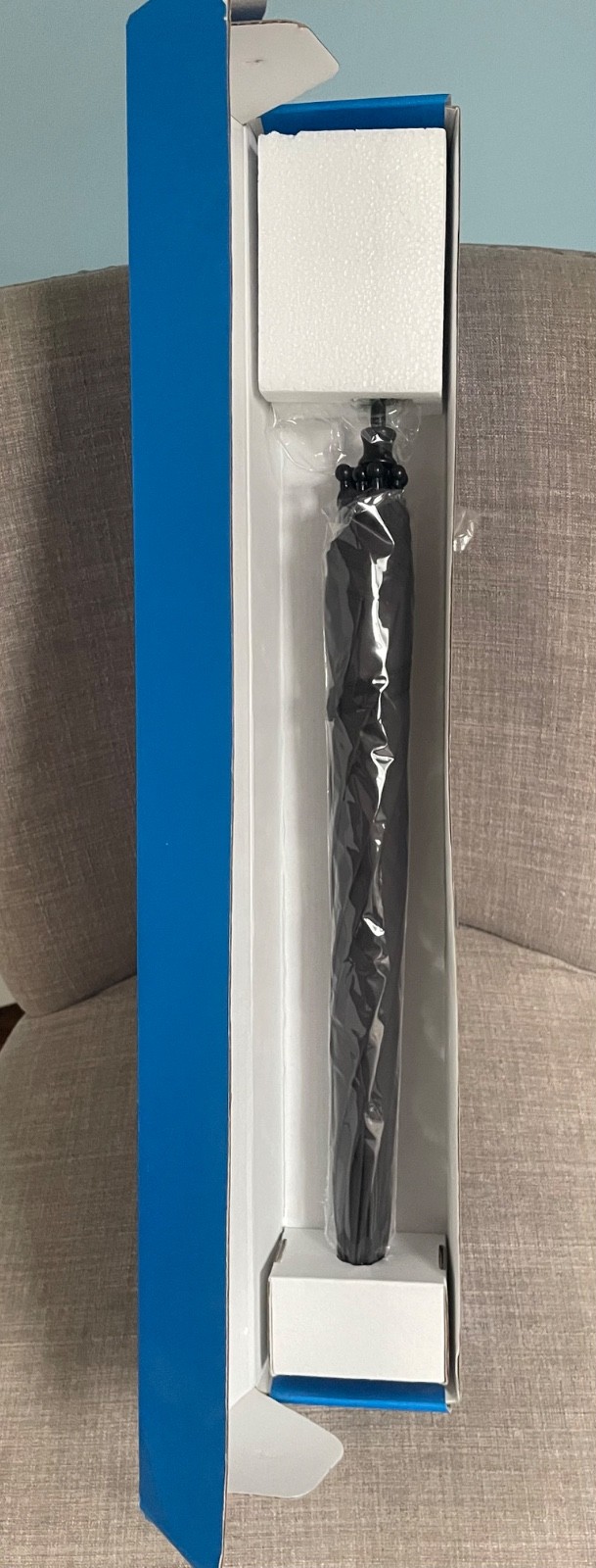 Paraguas cabeza loro juvenil Mary Poppins en caja